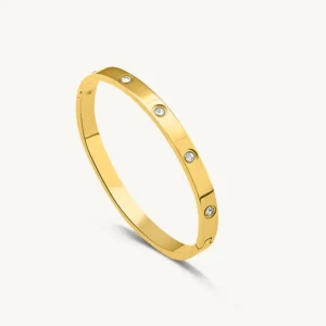 Crystal Love Bangle Bracelet (buy 1 get 1)